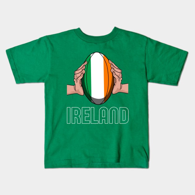 Ireland Rugby - Six Nations Kids T-Shirt by Ashley-Bee